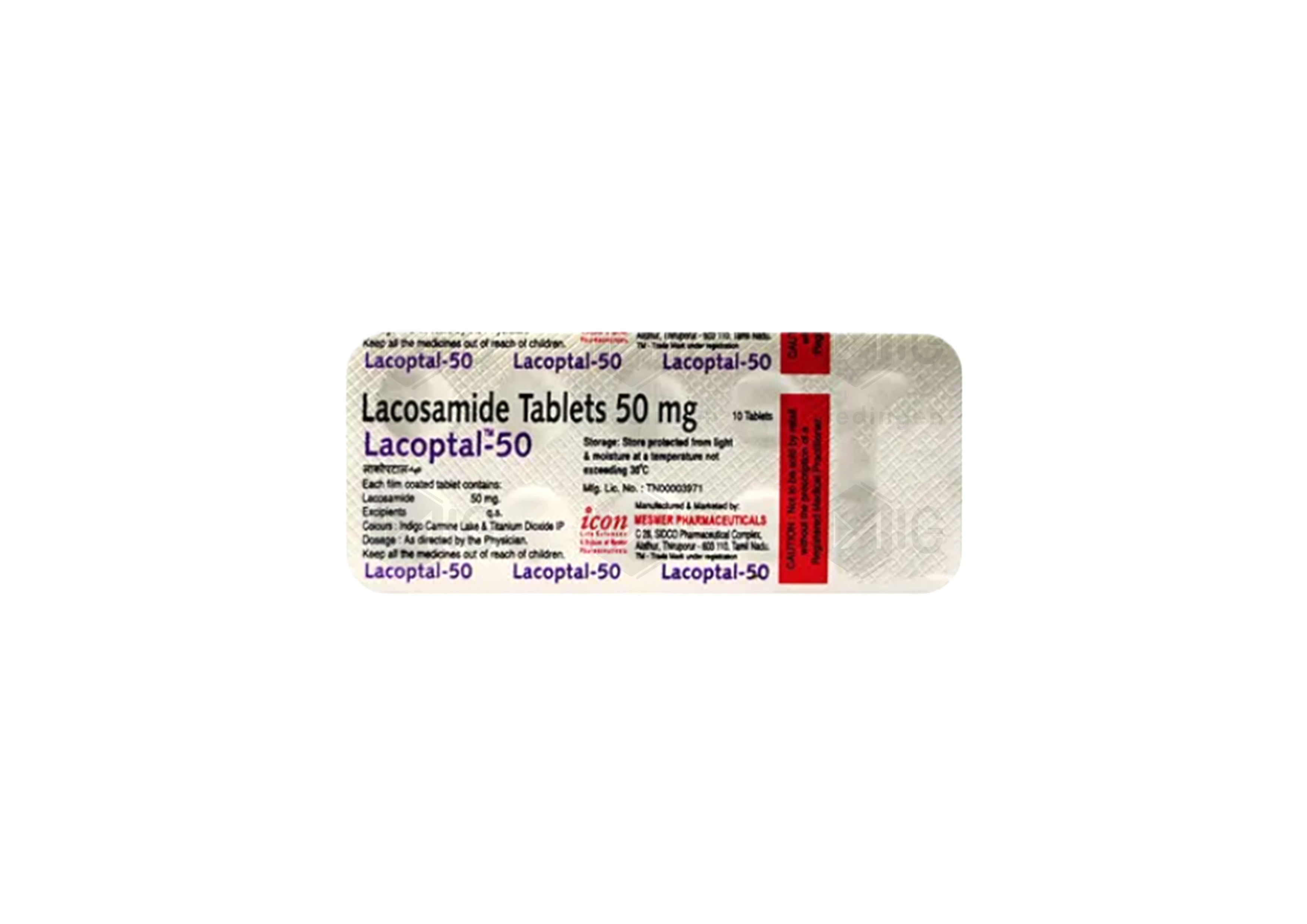 LACOPTAL 50MG